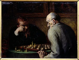 Sakkozók, kb. 1863-67